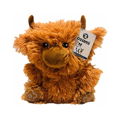 Ozami Furryfarm Animal Brun Langhåret Skotsk Højlands Hundebamse